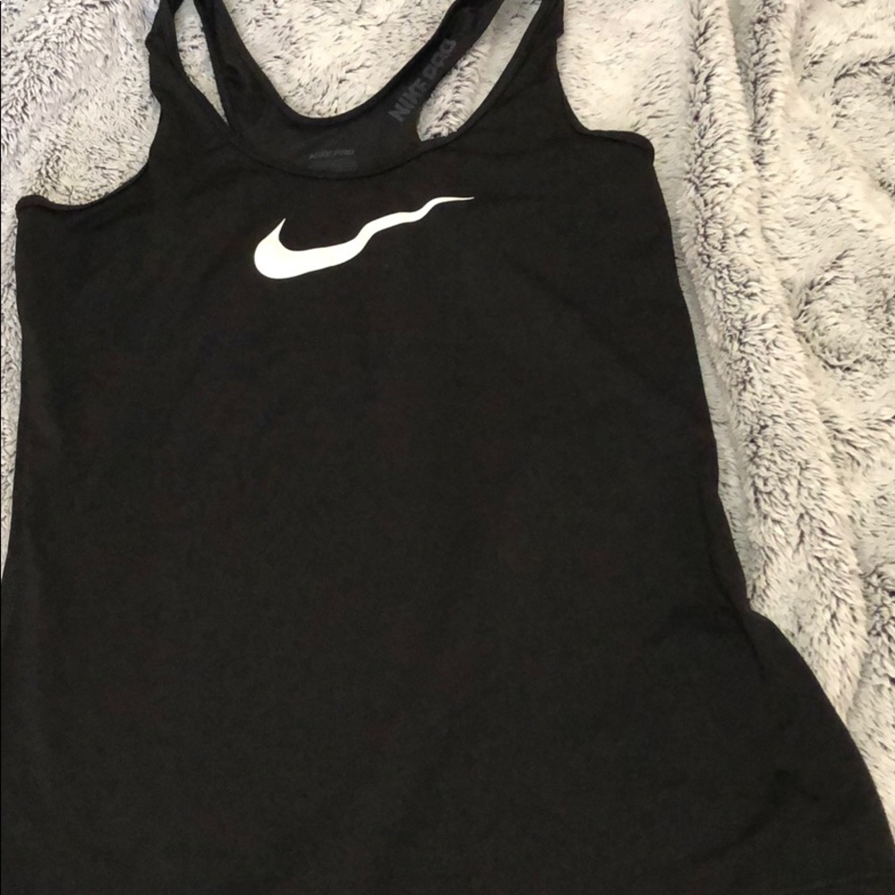 Black tank top